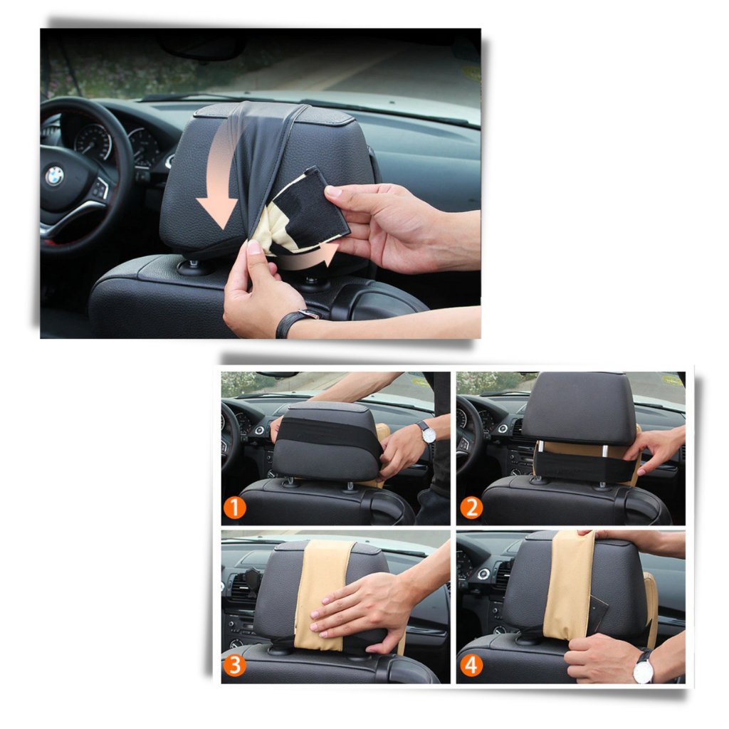 Universal Car Seat Cushion - Easy Installation -