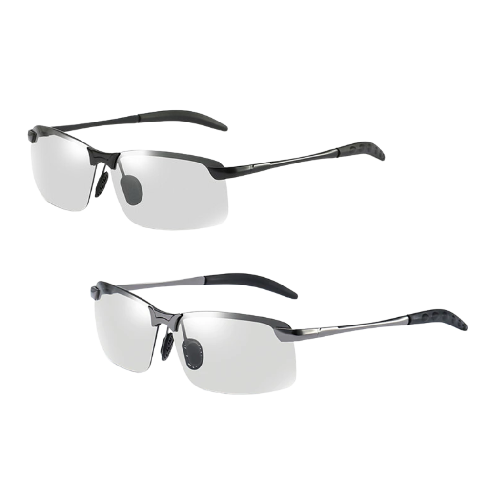 Polarized Photochromic Sunglasses - Photochromic Sunglasses With Polarized  Lens - Photochromic UV Sunglasses For Men