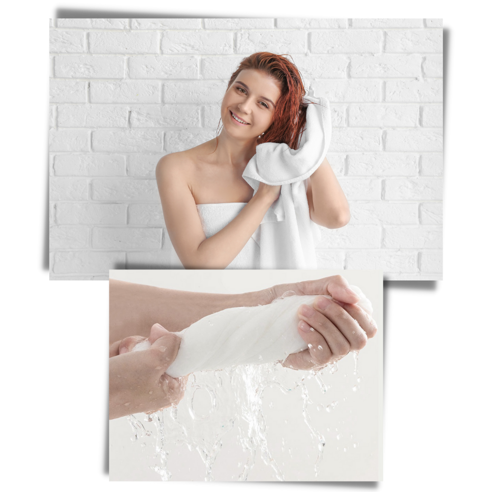 Asciugamano da viaggio monouso grande - Eccellenti effetti di asciugatura - Ozerty