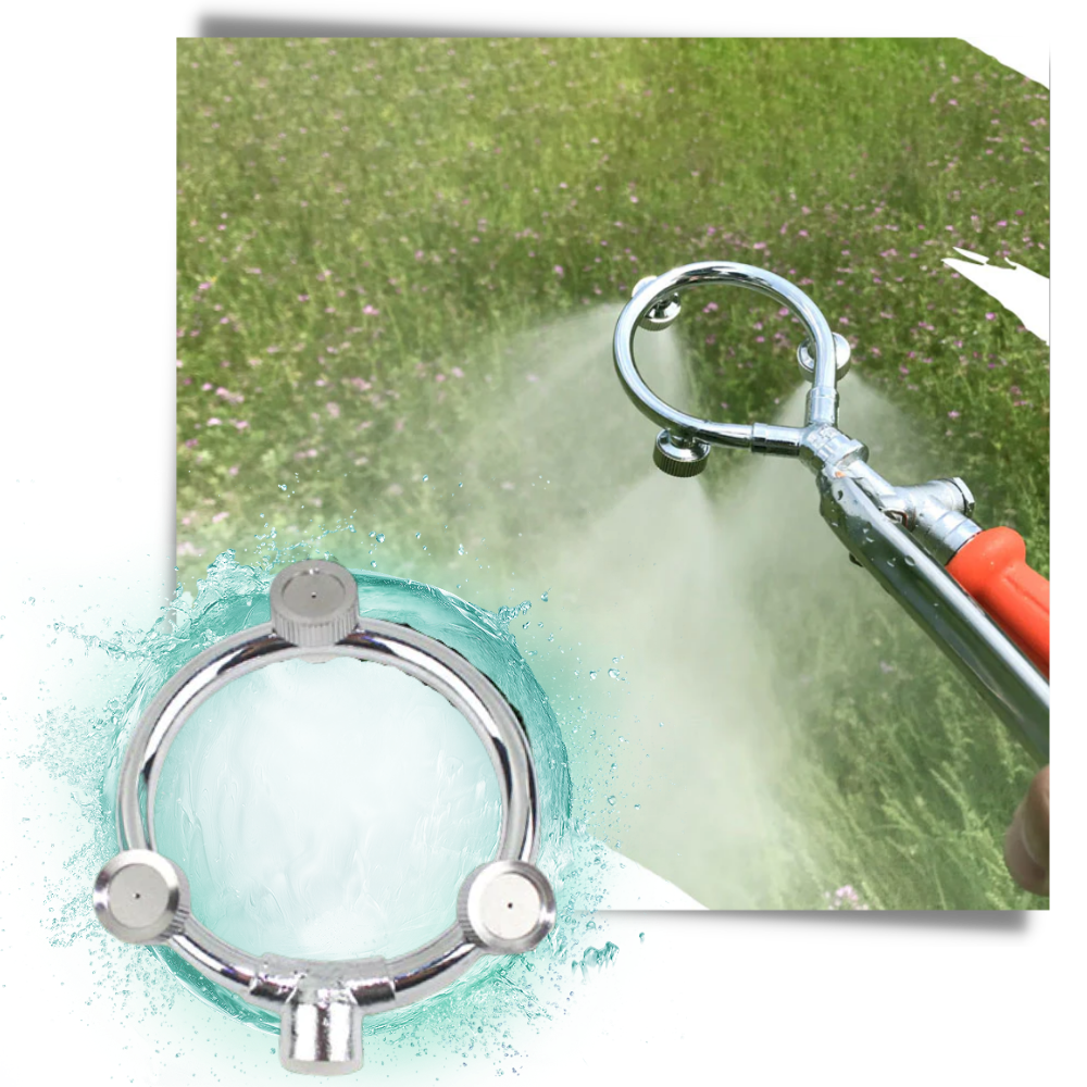 Three-head garden watering nozzle - Efficient water spreader - Ozerty