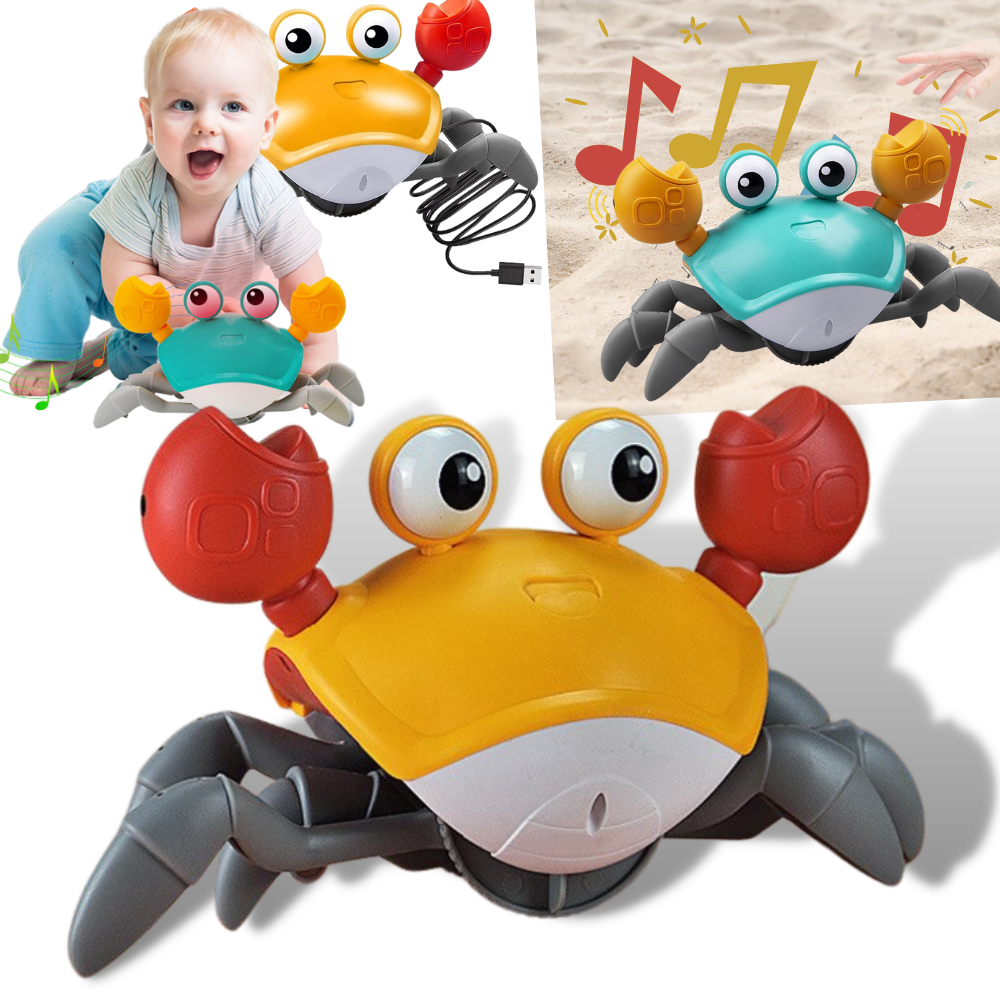 Krabbelegetøj | Oplysende babylegetøj | interaktivt musikalsk legetøj - Ozerty