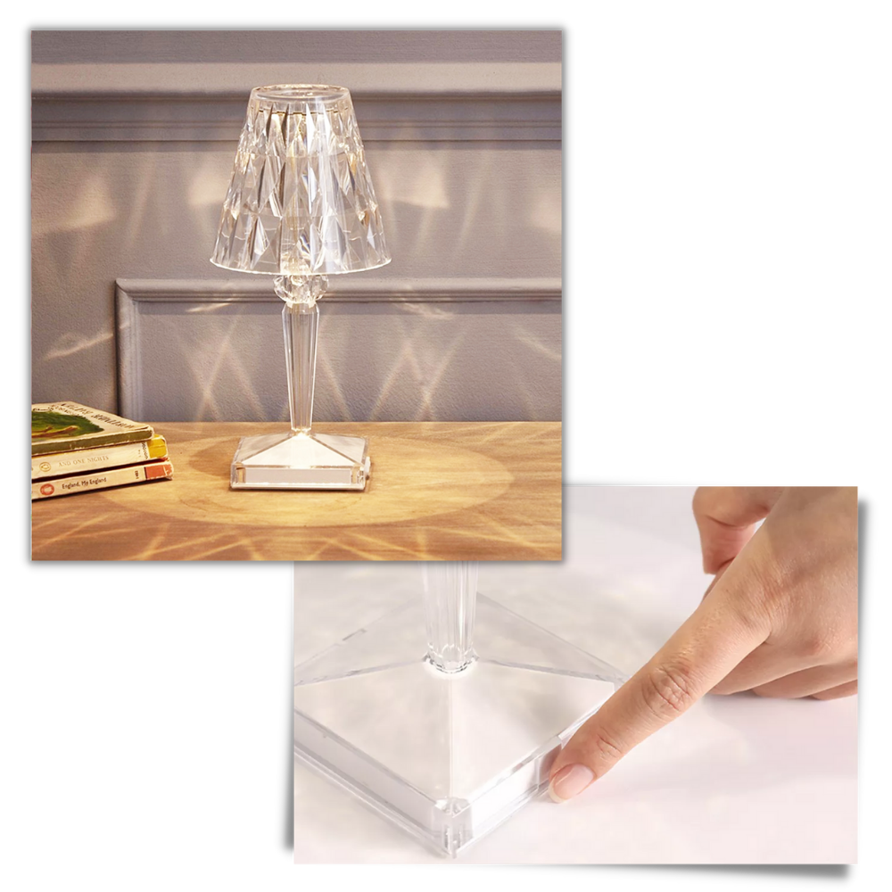 Lampe de bureau en cristal acrylique - Intelligente - Ozerty