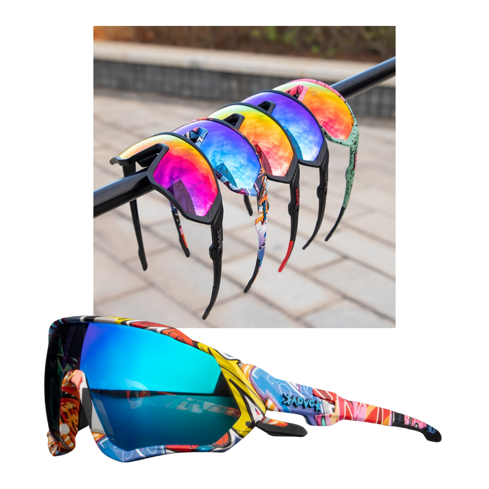 Lunettes de soleil polarisées pour le cyclisme - Esthétique - Ozerty