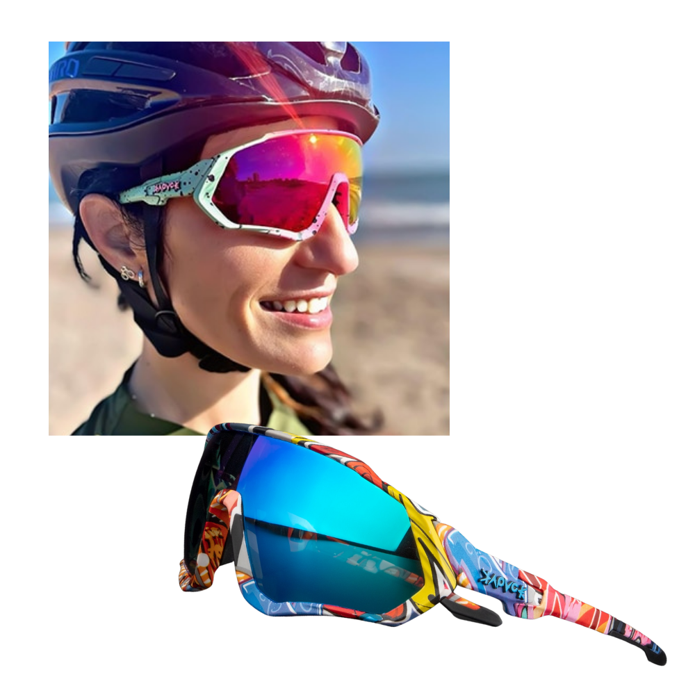 Polarized Cycling Glasses - Excellent Eye Protection - Ozerty