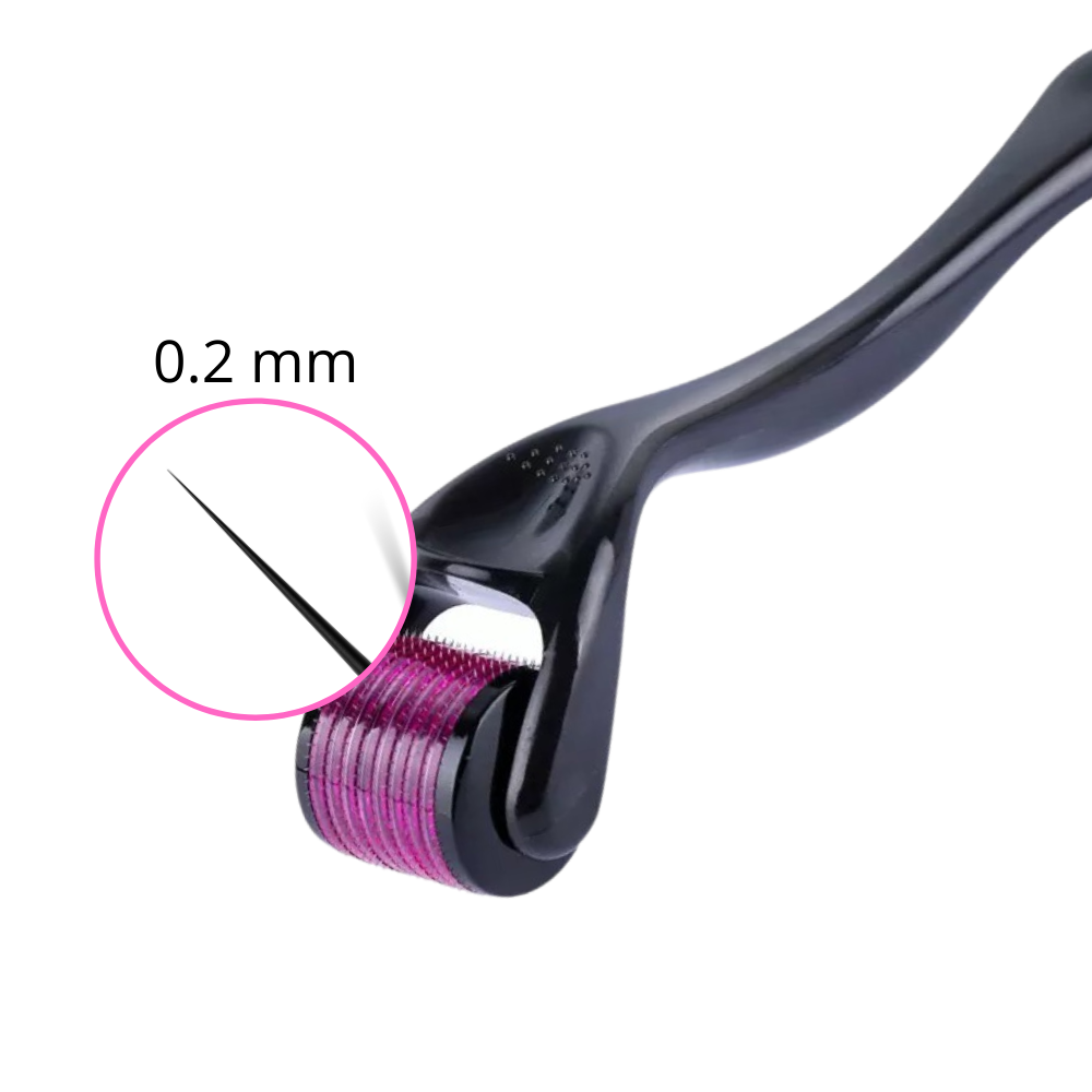 Rouleau dermique pour la croissance des cheveux et de la barbe - Dimensions - Ozerty