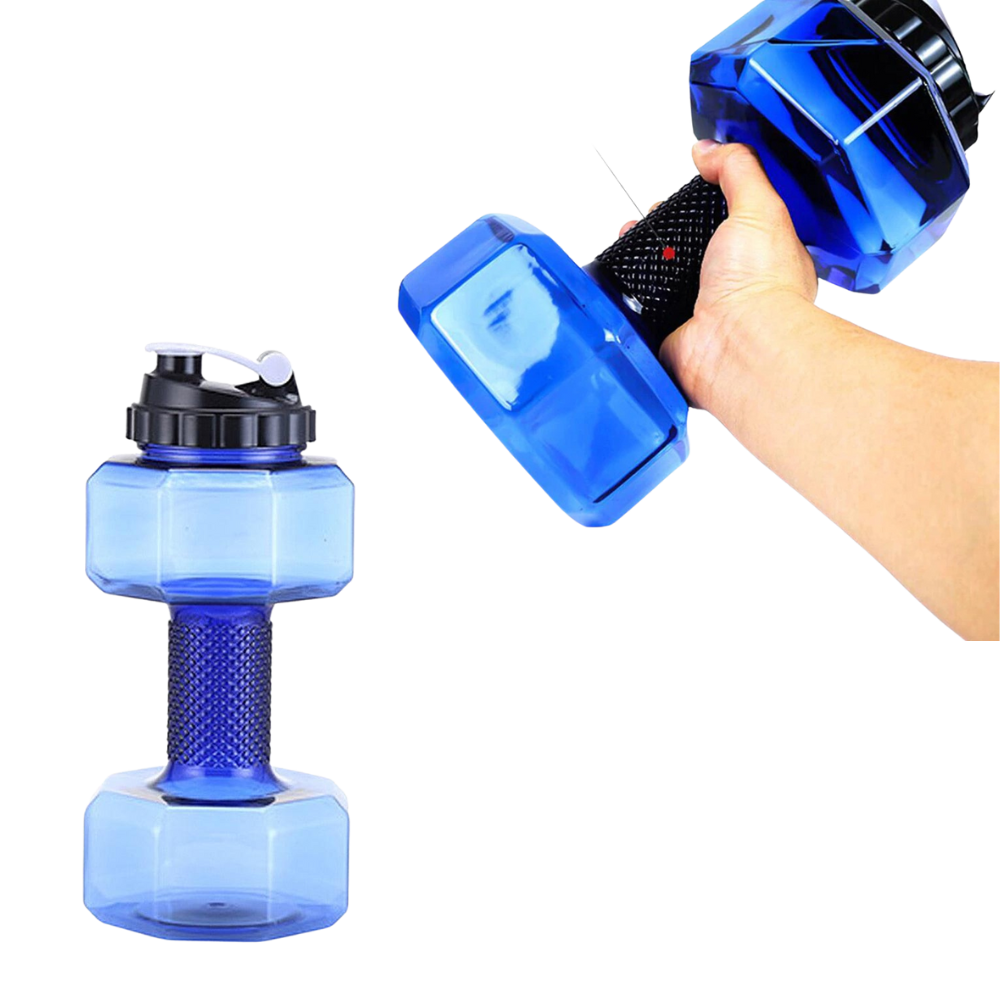 Dumbbell Water Bottle - Multifunctional Build - 