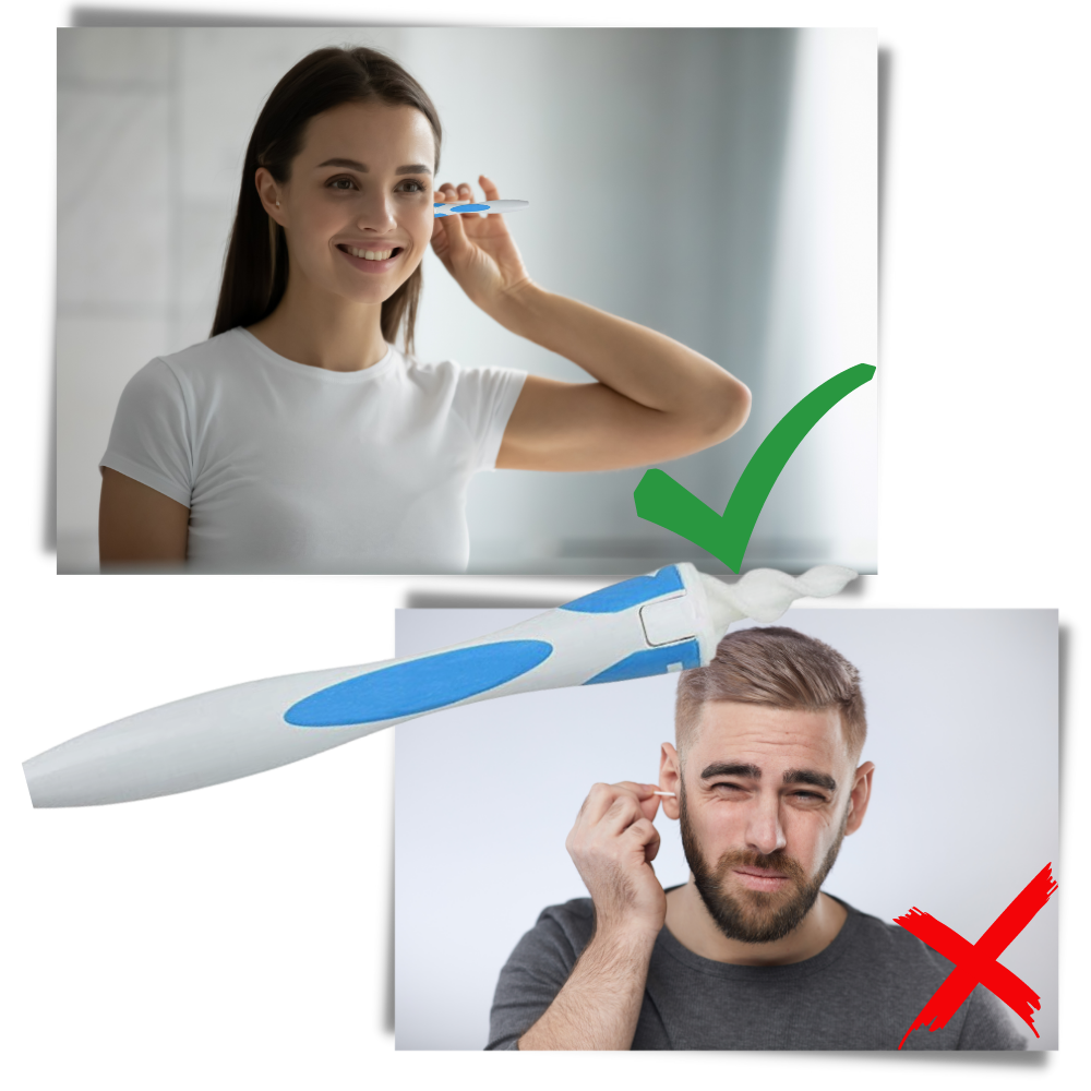 Cure oreilles en silicone spirale  - Sécurité et confort - Ozerty