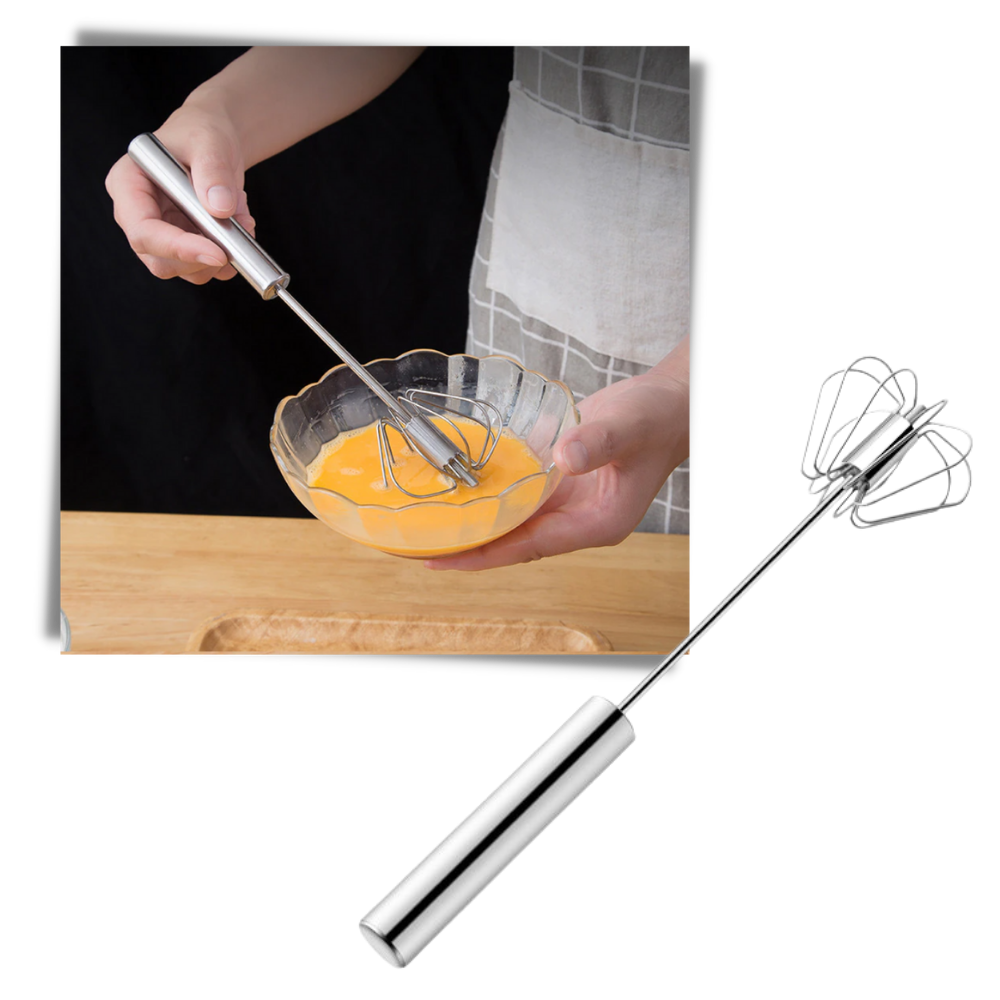 Stainless Steel Semi-Automatic Whisk - Outlet