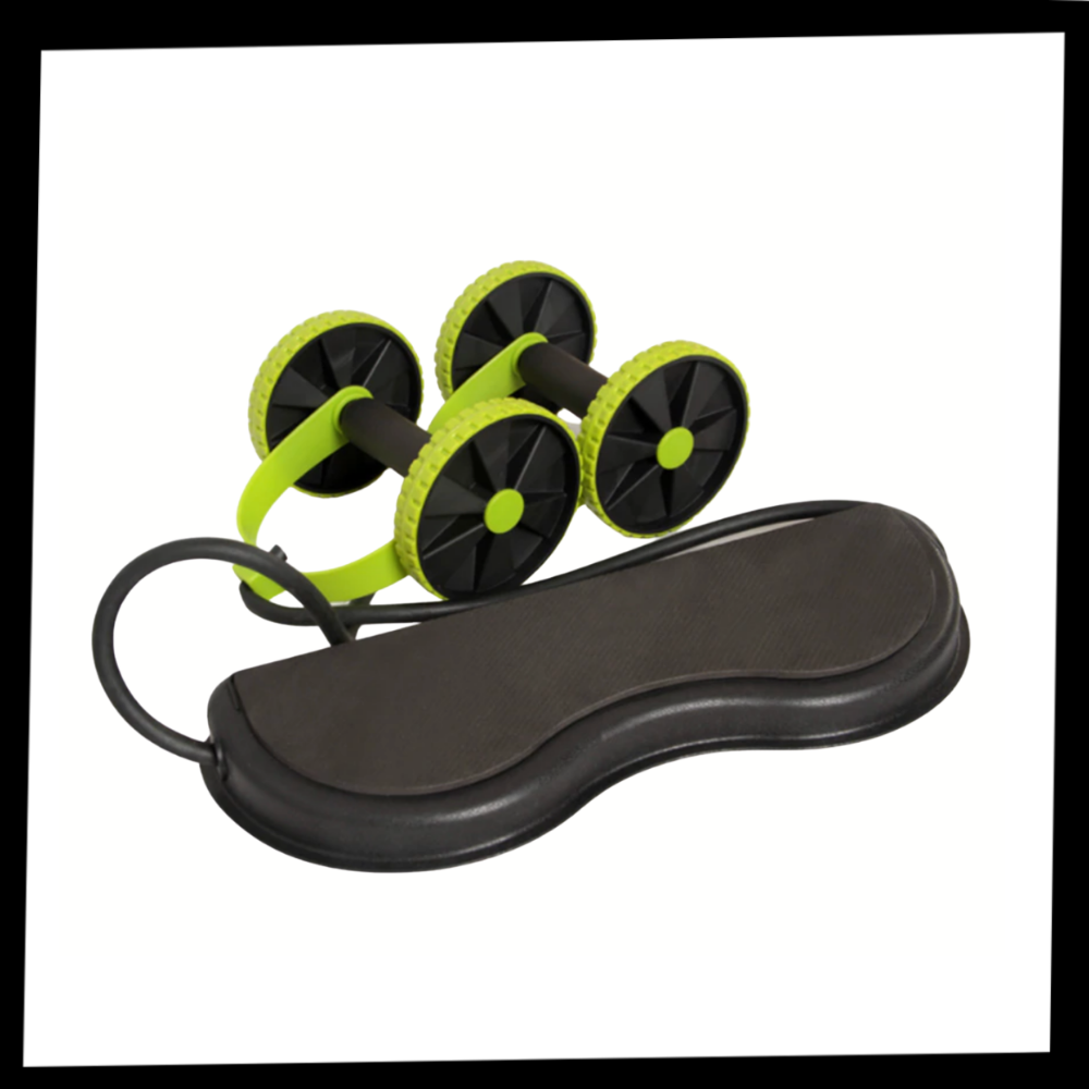 Abdominal Rollers with Resistance Bands - Package - Ozerty