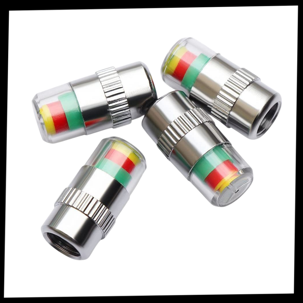 Pack of 4 Car Tire Pressure Sensors - Package -