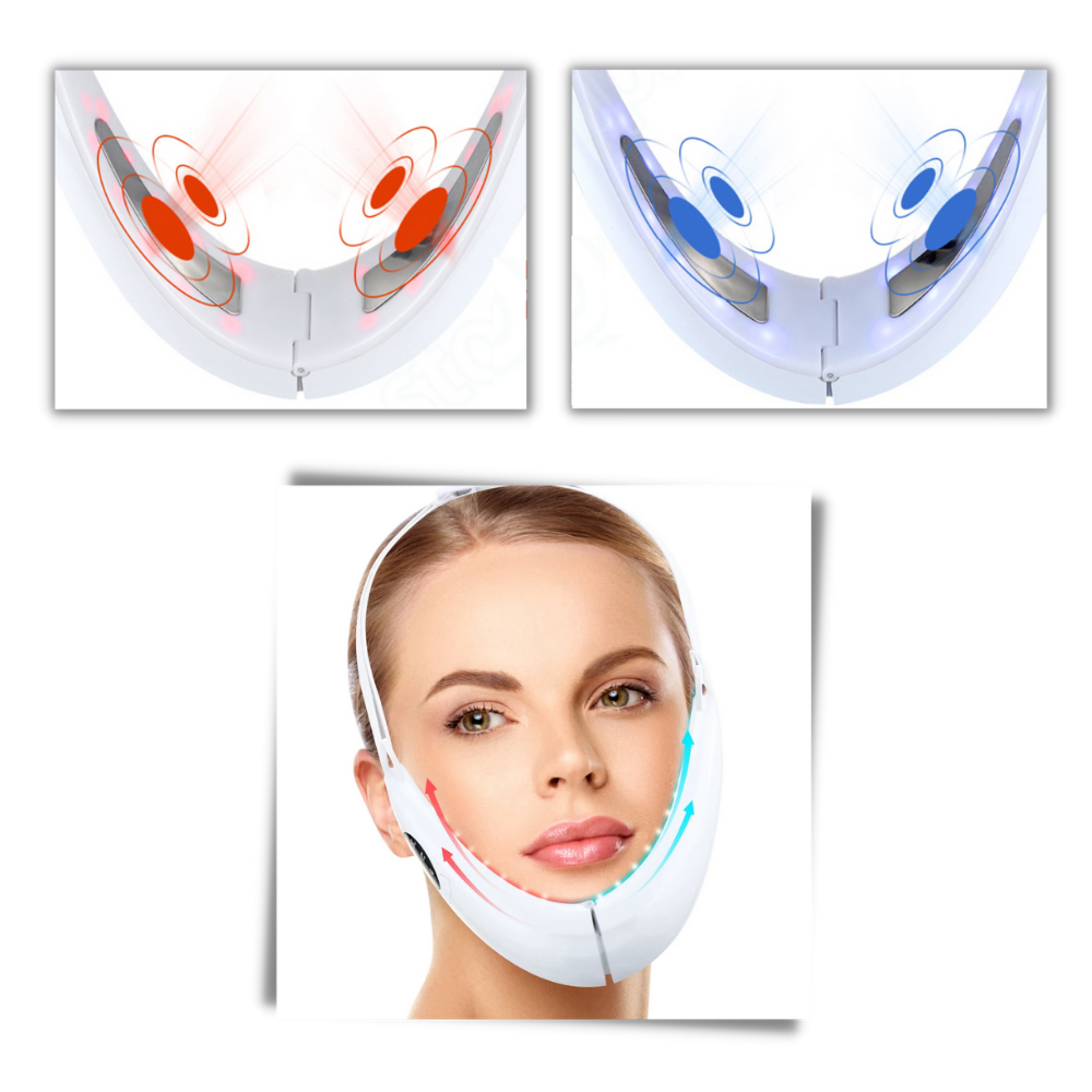 V-Shaped Face Massager - Different Functions and Modes - 