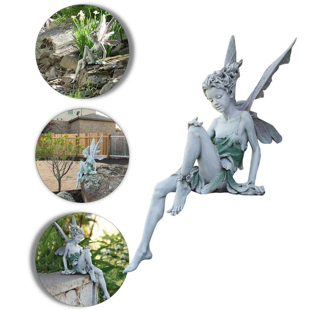 Ornement de jardin en forme de statue de fée - Polyvalente - Ozerty