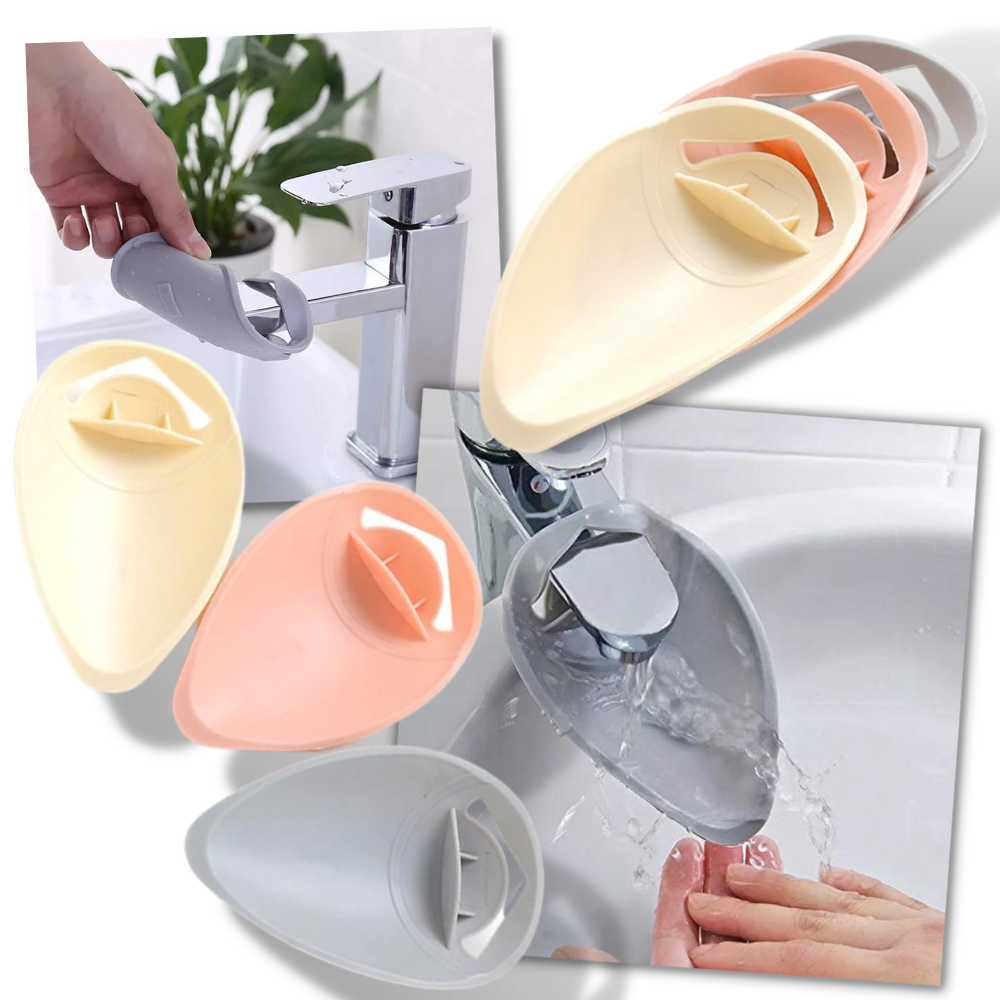 Faucet Extender - Faucet Extended Hand Washer - Silicone Faucet Extension Accessory -