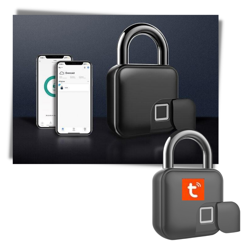 Bluetooth Fingerprint Padlock - App Compatible - 