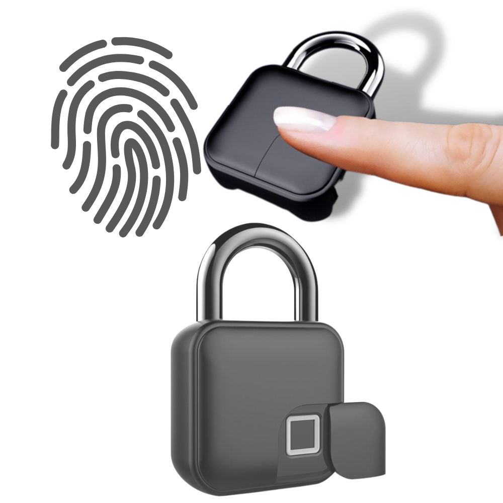 Bluetooth Fingerprint Padlock - Excellent Security - 
