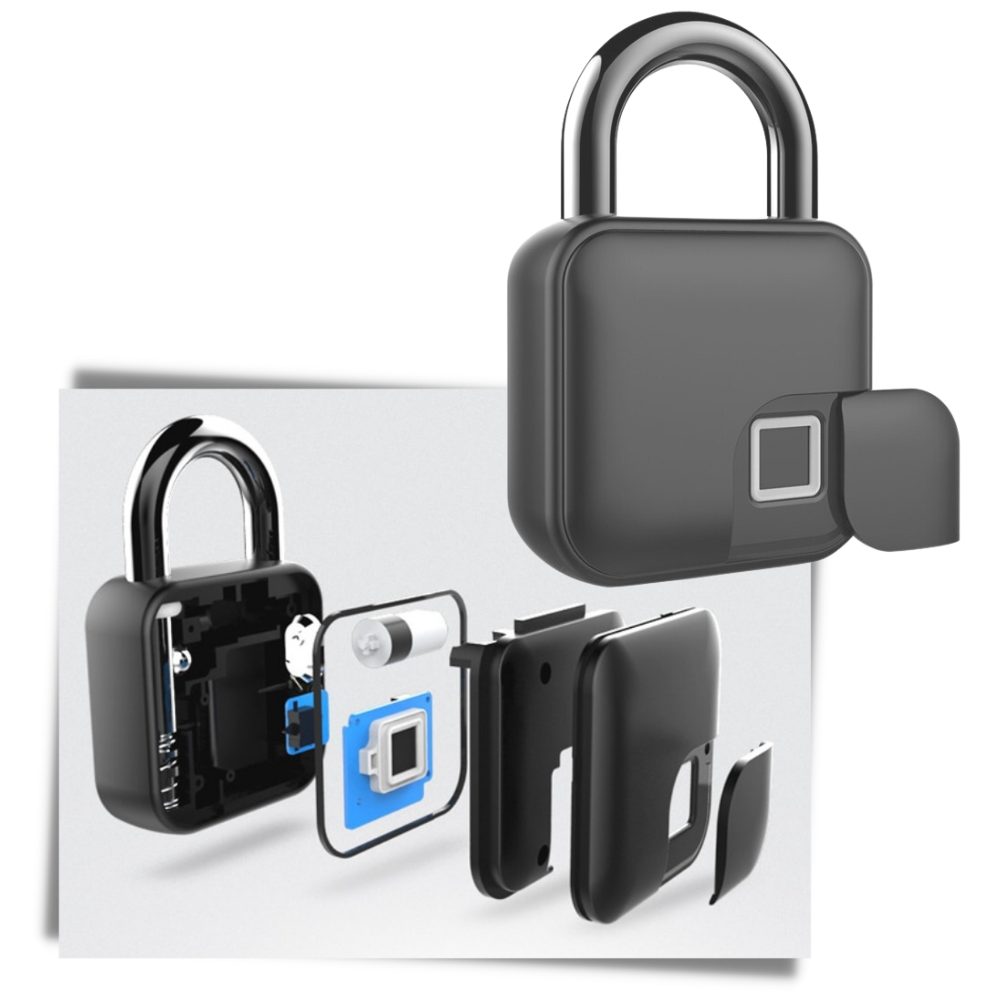 Bluetooth Fingerprint Padlock - Quality Design - 