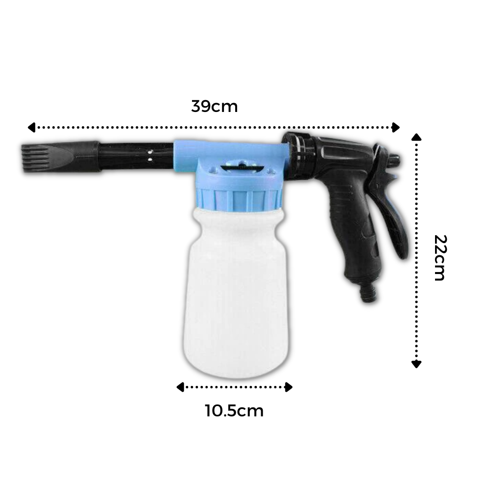 Car Wash Foam Spray Kit - Dimensions - 