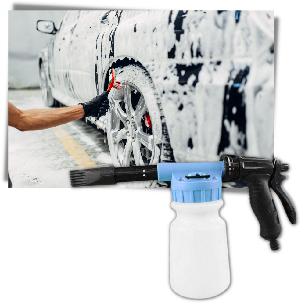 Car Wash Foam Spray Kit - Makes Car Washing Easier - 