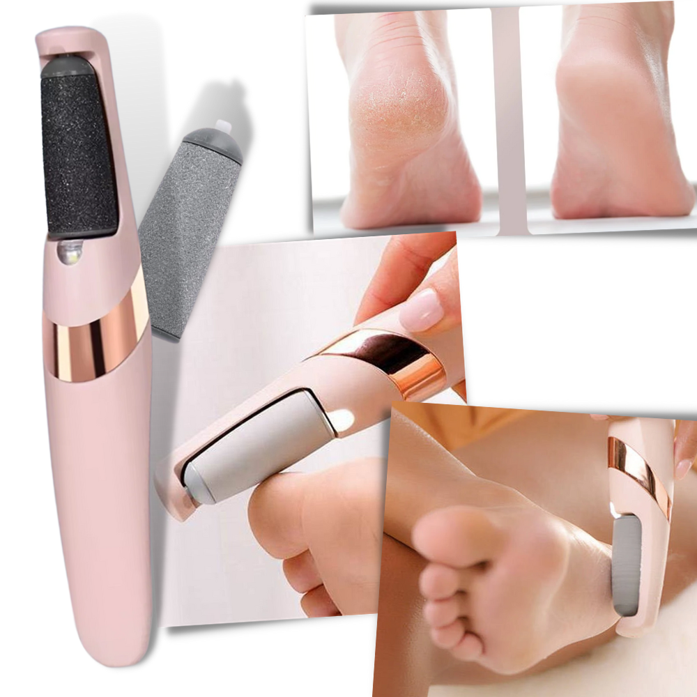 Uppladdningsbar fot callus remover - fotfil callus remover - elektrisk fot pedikyr maskin - Ozerty