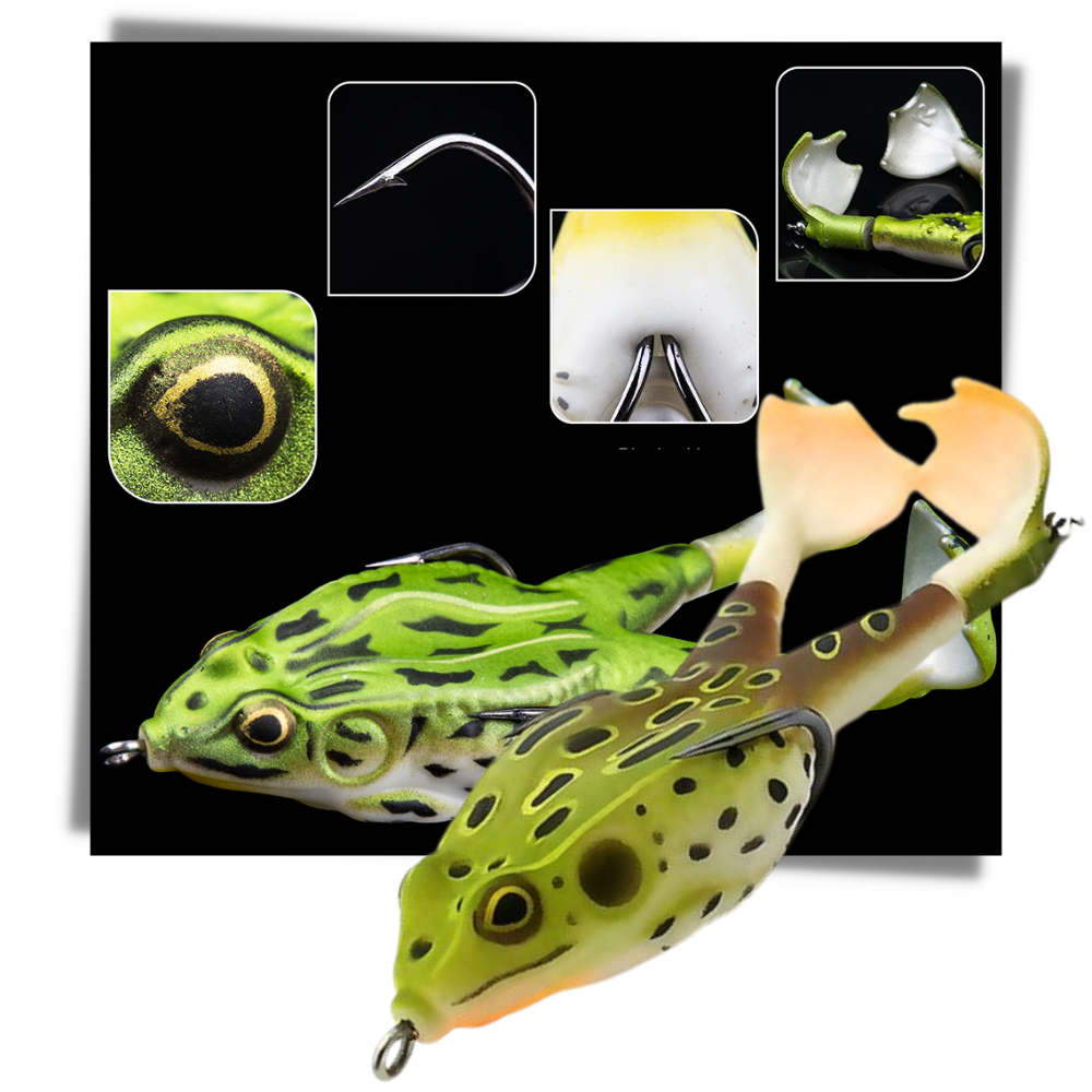 Silicone Frog Fishing Lure - Clever Design - 