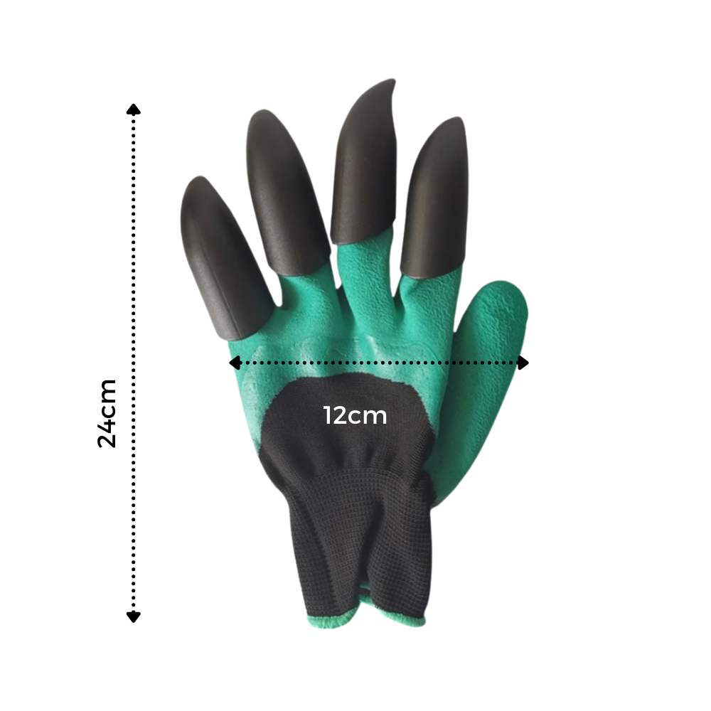 Gardening Gloves with Claws - Dimensions - Ozerty