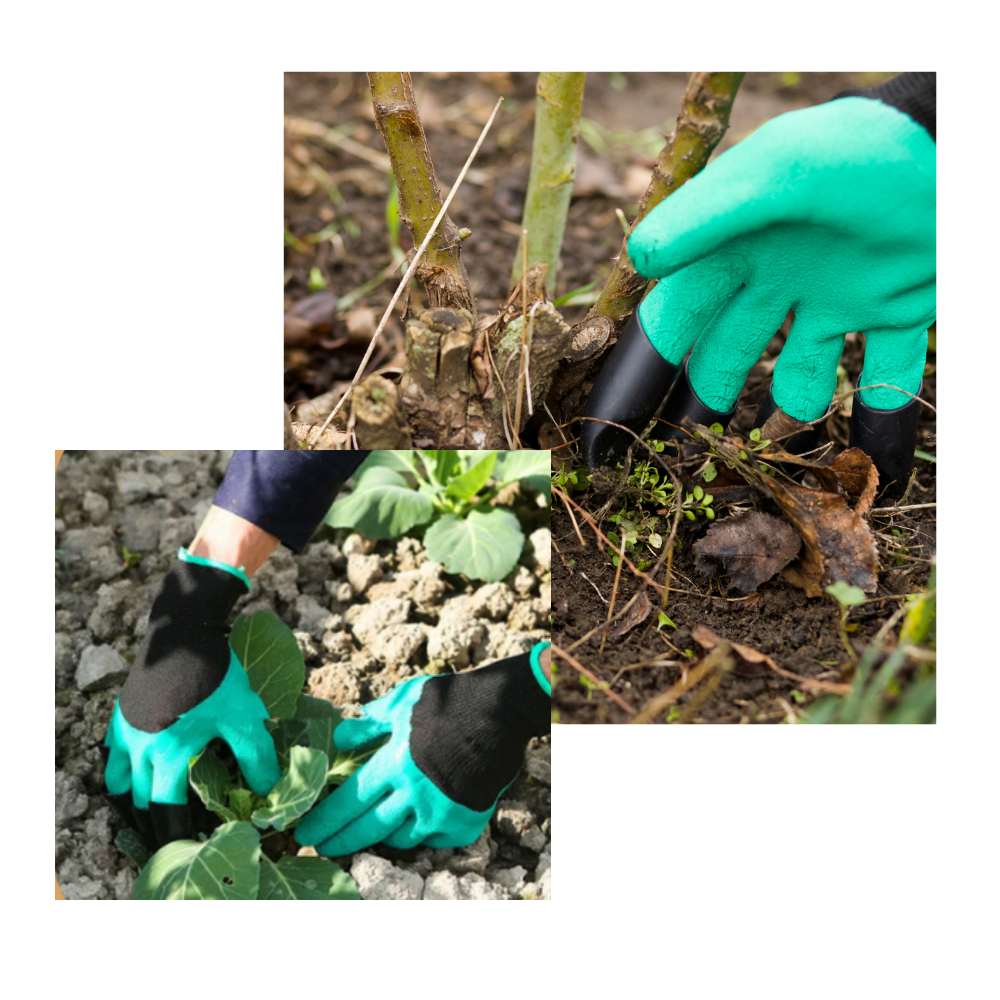 Gardening Gloves with Claws - Innovative Design - Ozerty