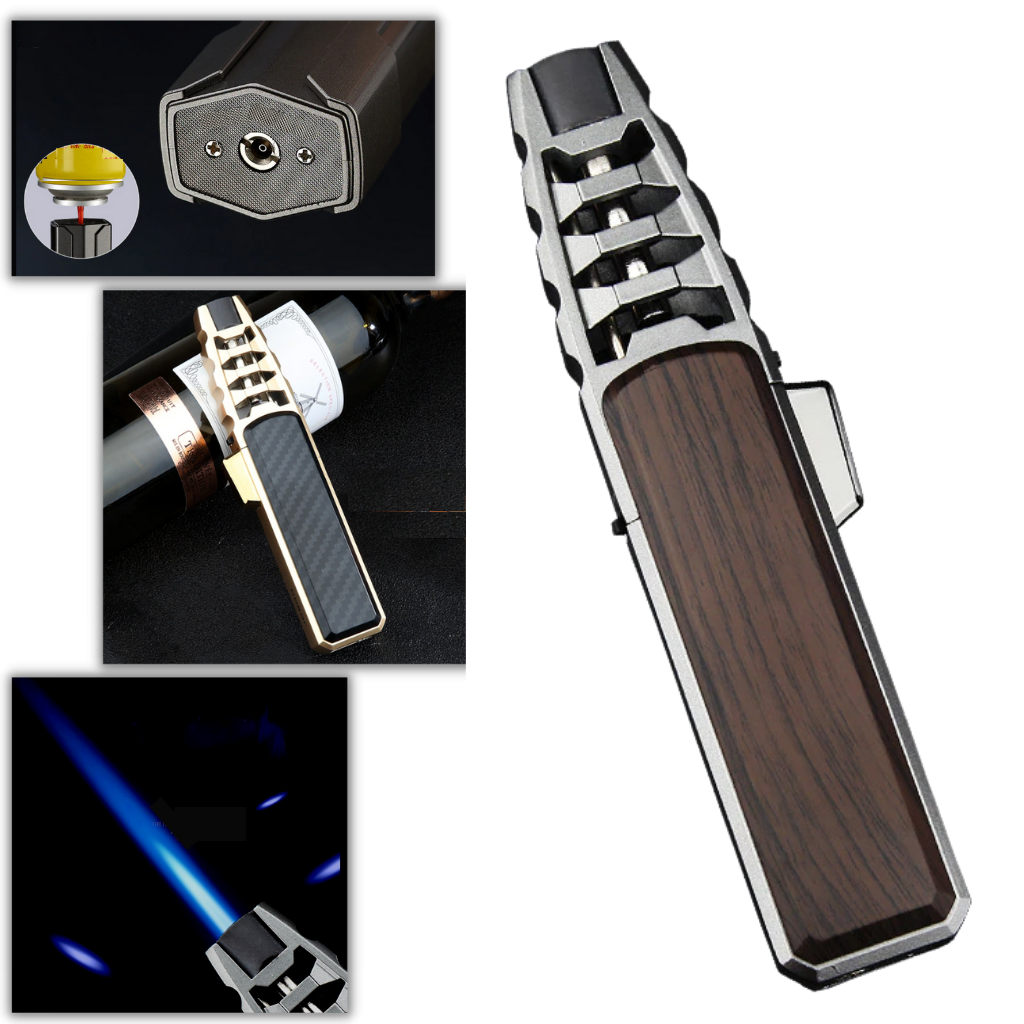 Multipurpose Gas Lighter - Outdoor Camping Lighter - Turbo Torch Lighter -