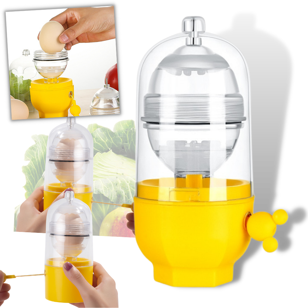 Manual Egg Machine - Hand Golden Egg Maker - Manual Egg Scrambler Tool - 