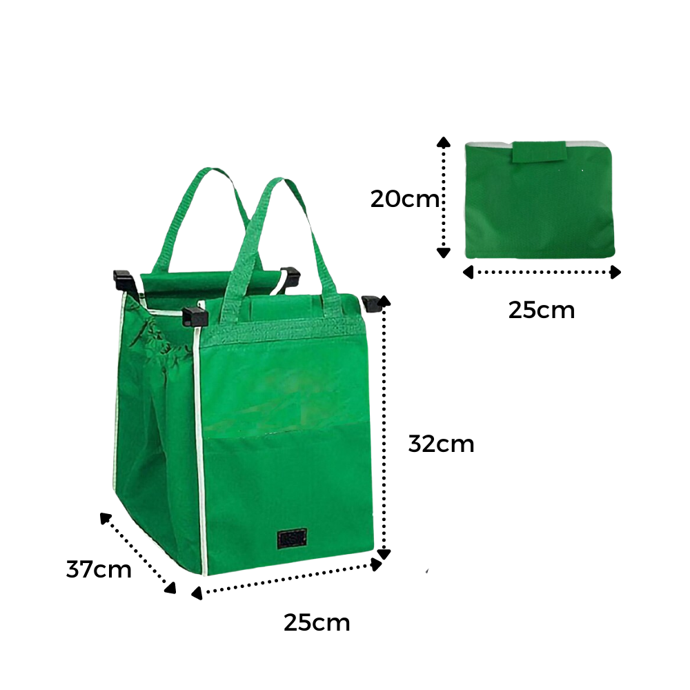 Reusable Shopping Bag For Trolley - Dimensions - Ozerty