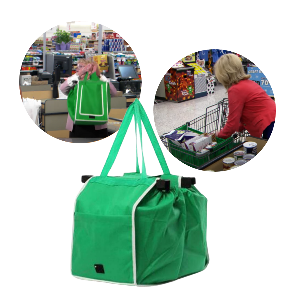 Återanvändbar shoppingväska för vagn - Multifunktionell - Ozerty