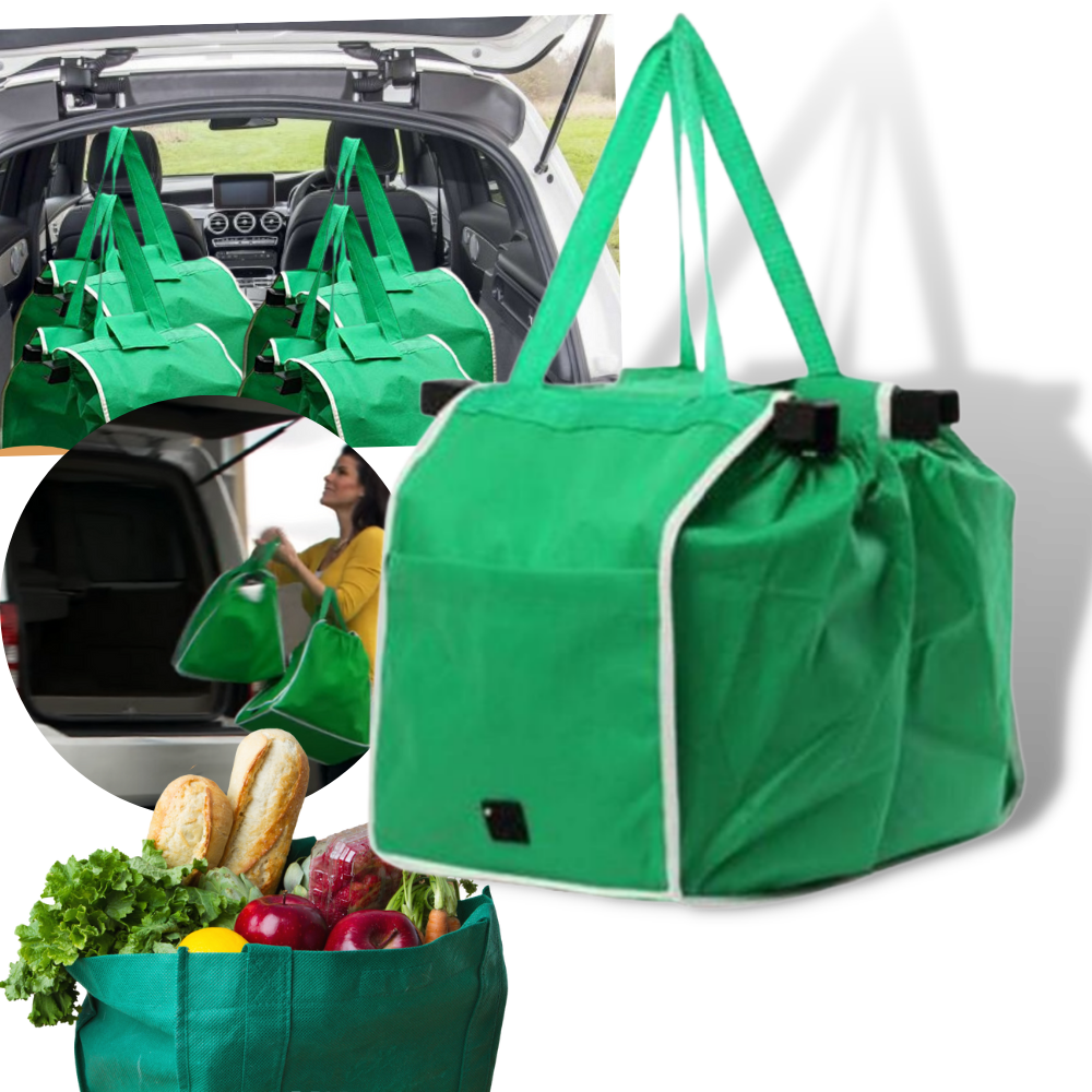 reusable shopping bag | washable fabric shopping bag | eco-friendly cloth bag for shopping - Ozerty