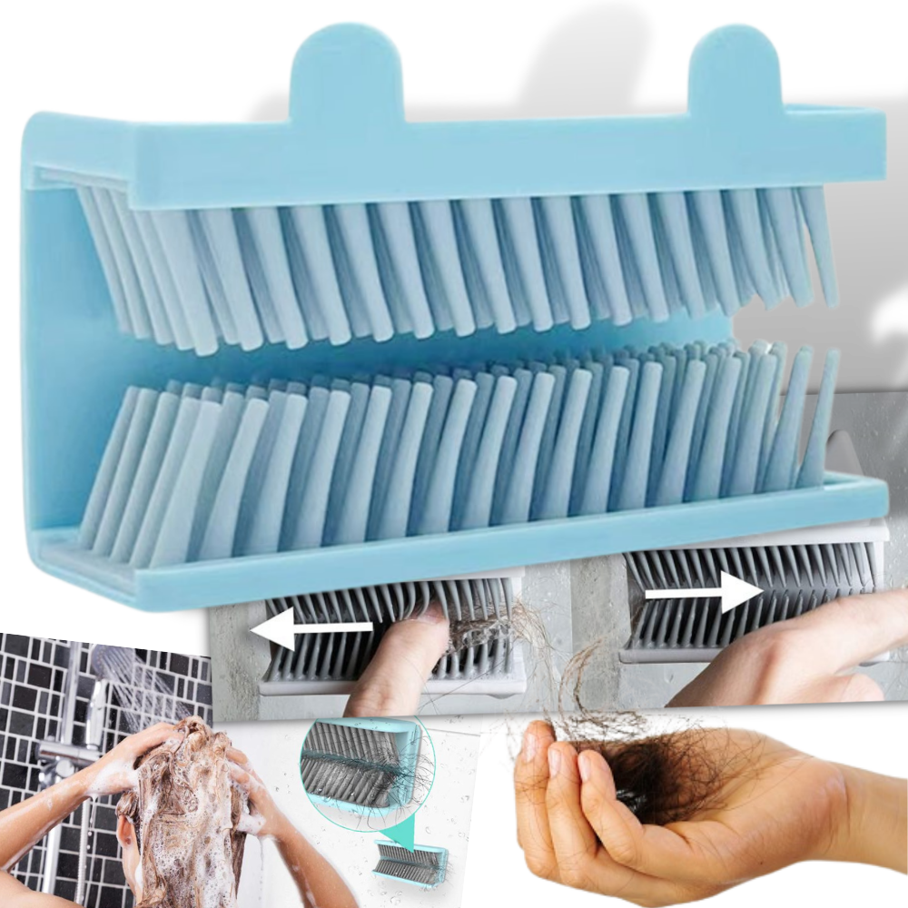 Hårsamlare för badrum - hårfångare i silikon för dusch - skydd för avlopp - Ozerty