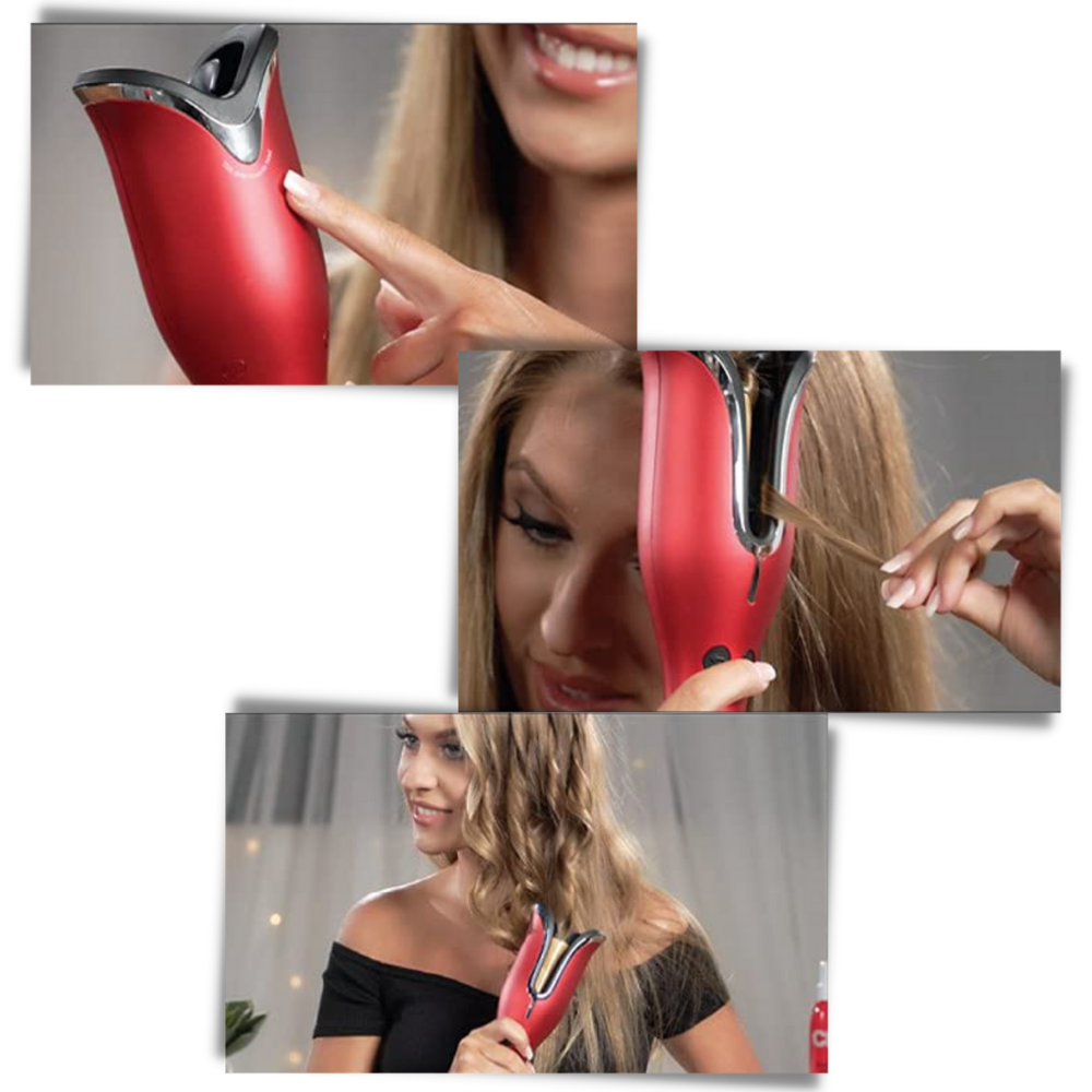 Automatic Hair Curling Iron - Easy To Use - 