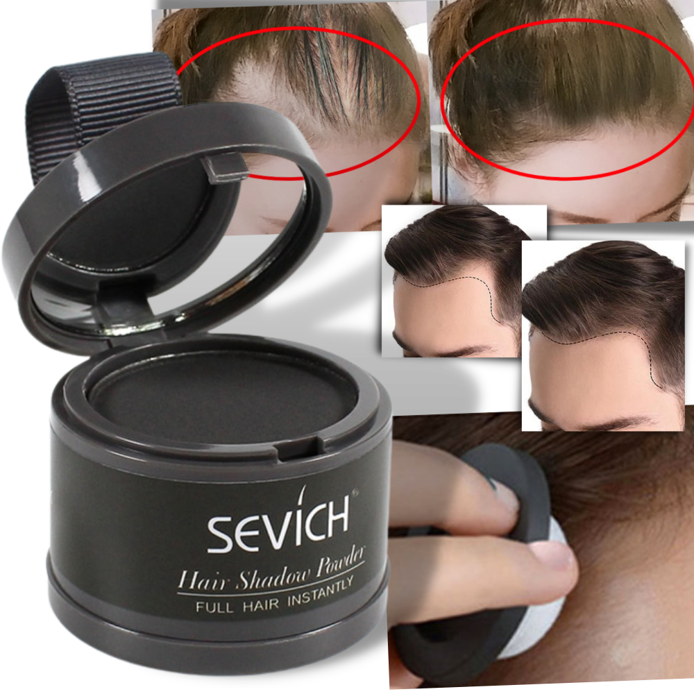 Hair Root Touch Up Powder | Grey Root Cover Up | Hair Concealer Powder - 