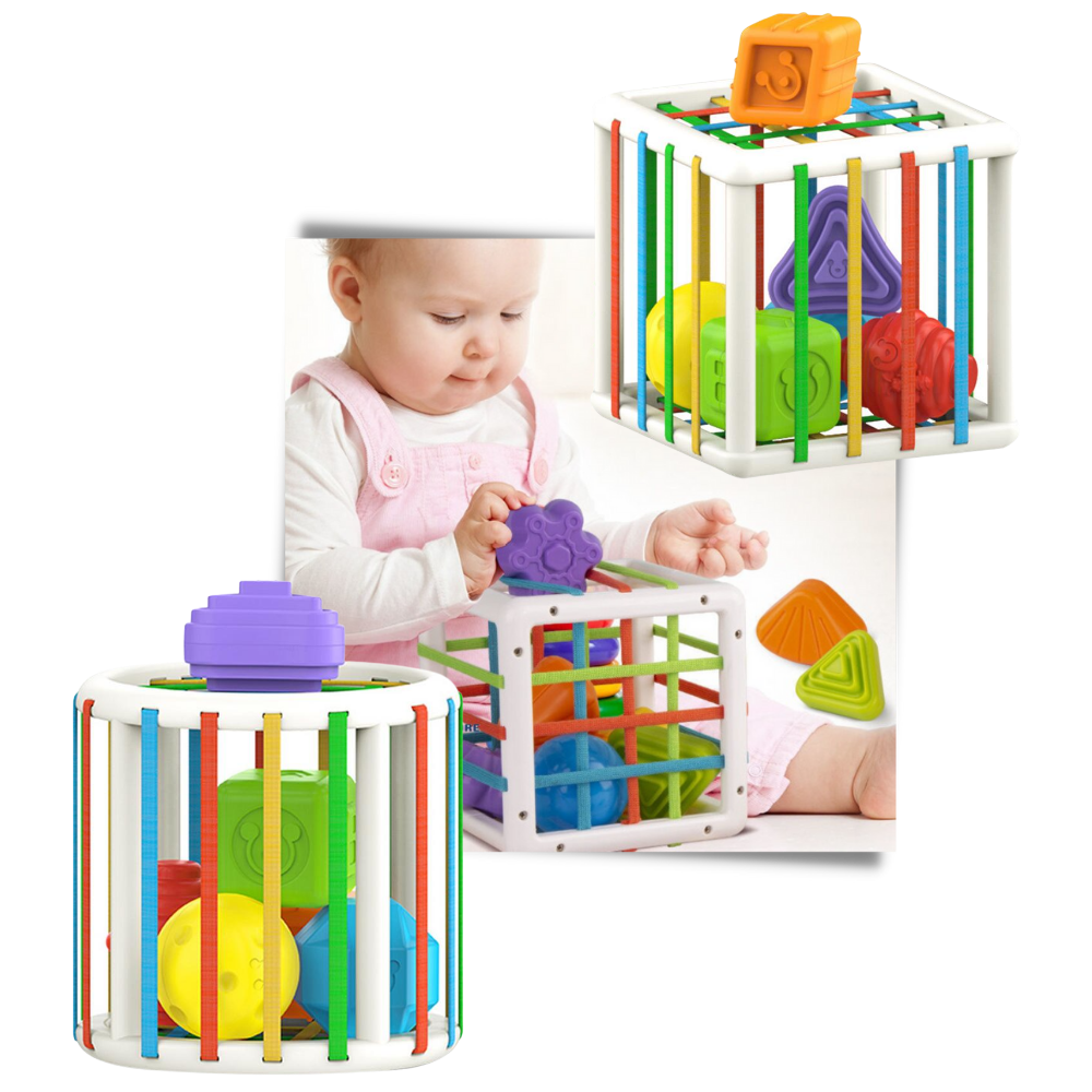 Blocs de formes colorés pour enfants - Excellent jouet d'apprentissage - Ozerty