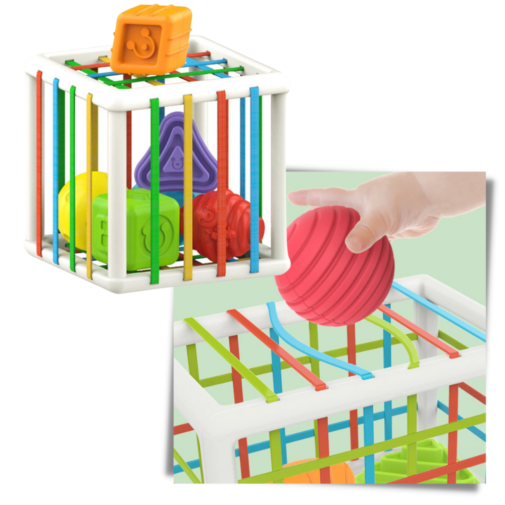 Colourful Shape Blocks Toy for Kids - No Sharp Edges -