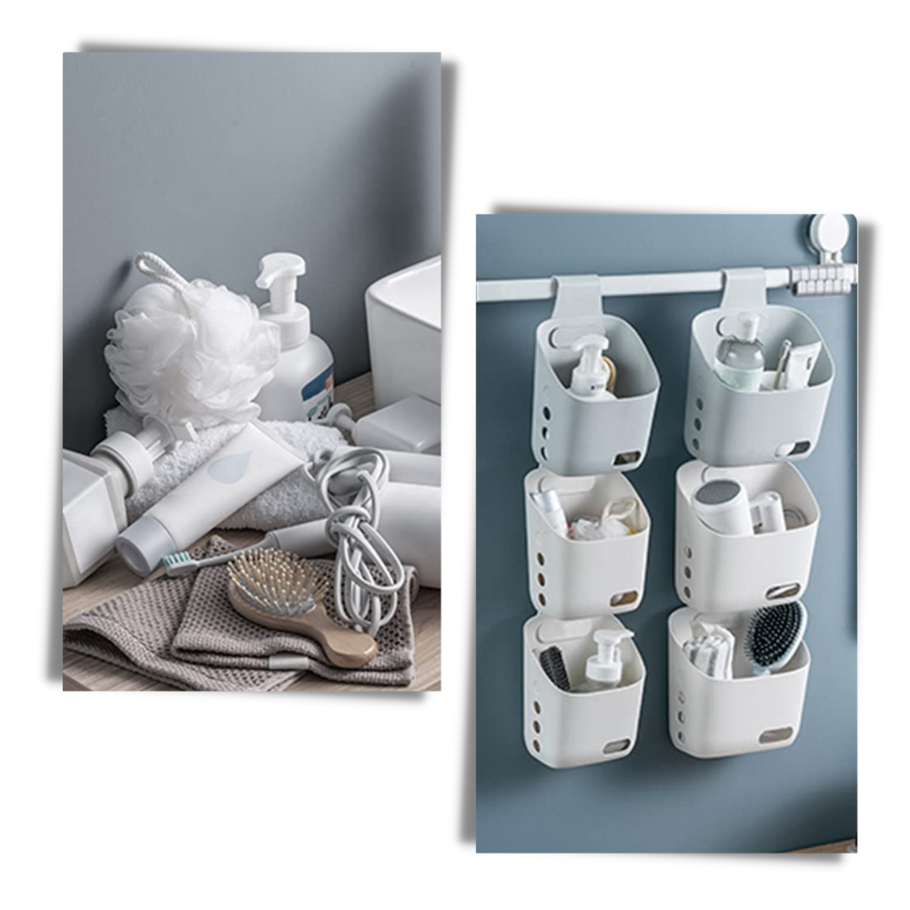 3-Pack Hanging Storage Baskets - Easy Storage - 