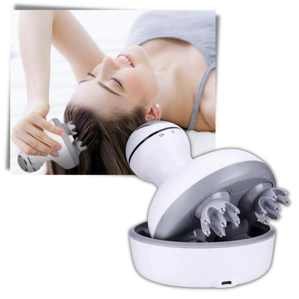 Wireless Scalp Massager - Soothing Massage Effects - 
