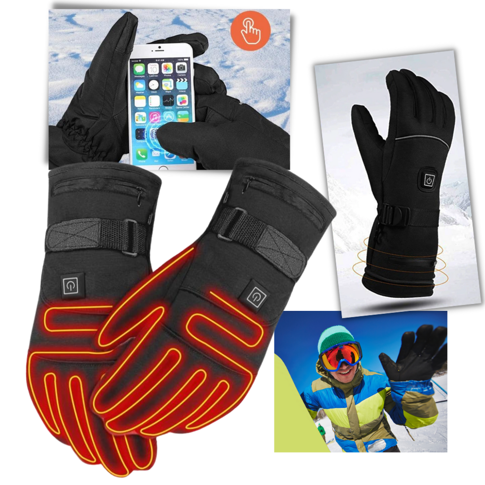 Gants chauffants électriques d'hiver - Ozerty