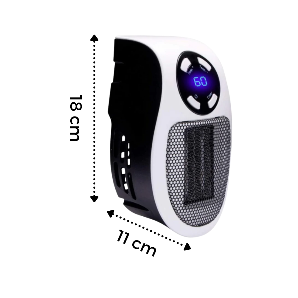 Mini Electric Heater - Dimensions - Ozerty