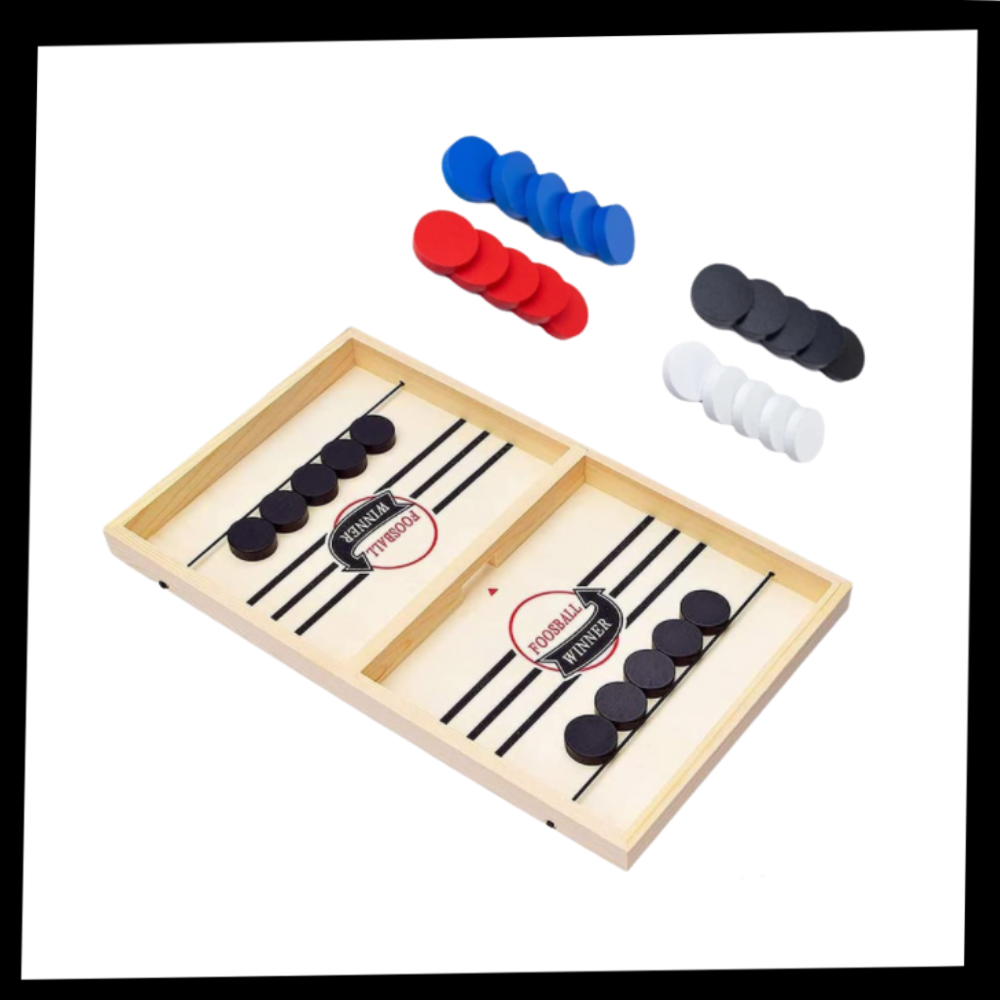 Wooden Table Hockey Game - Package - Ozerty