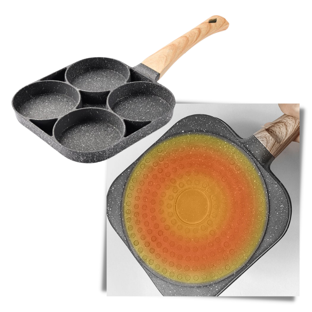 Non-Stick Frying Pan for Eggs - Excellent Heat Conduction - 