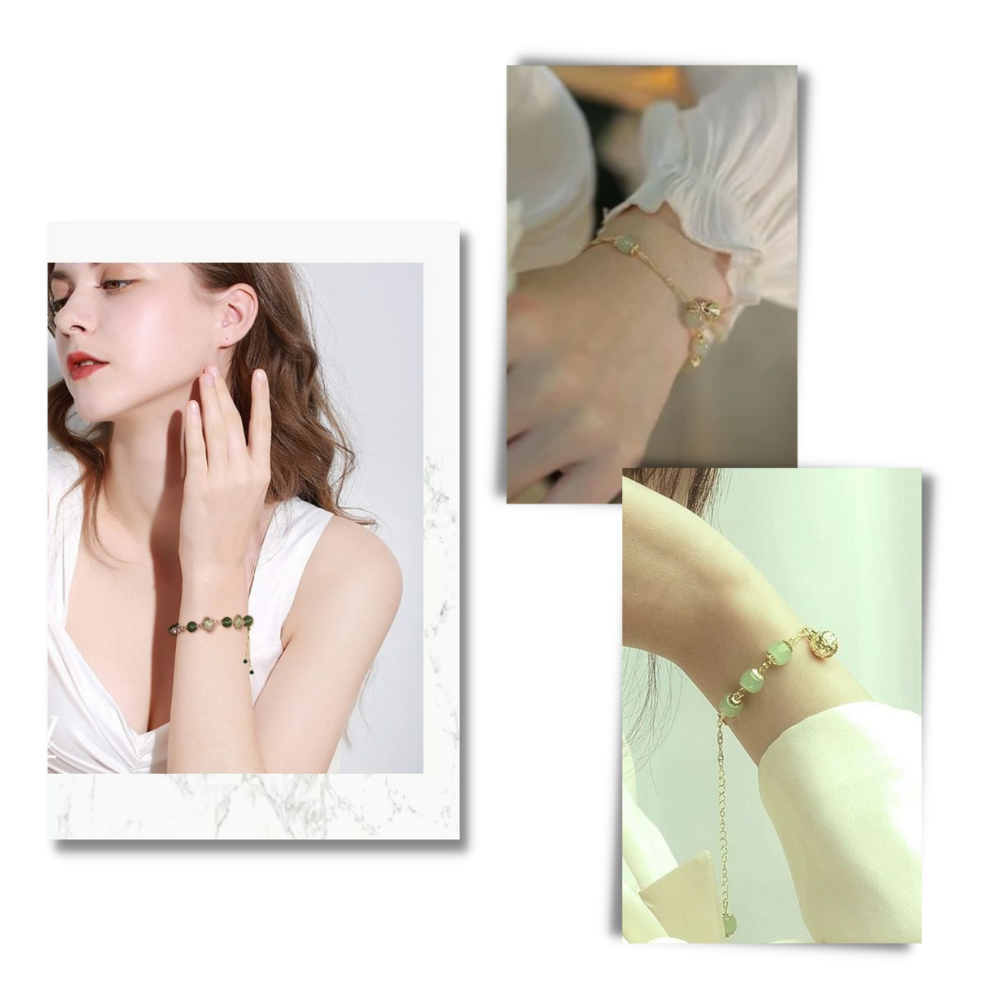 Hetian Jade Bell Bracelet - Special Meaning - 