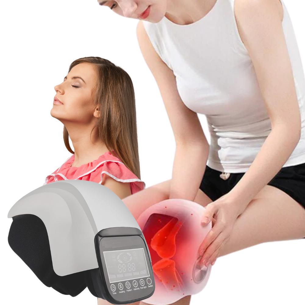 Elektrisk infrarødt knæmassageapparat - Fremragende mulighed for smertelindring - Ozerty