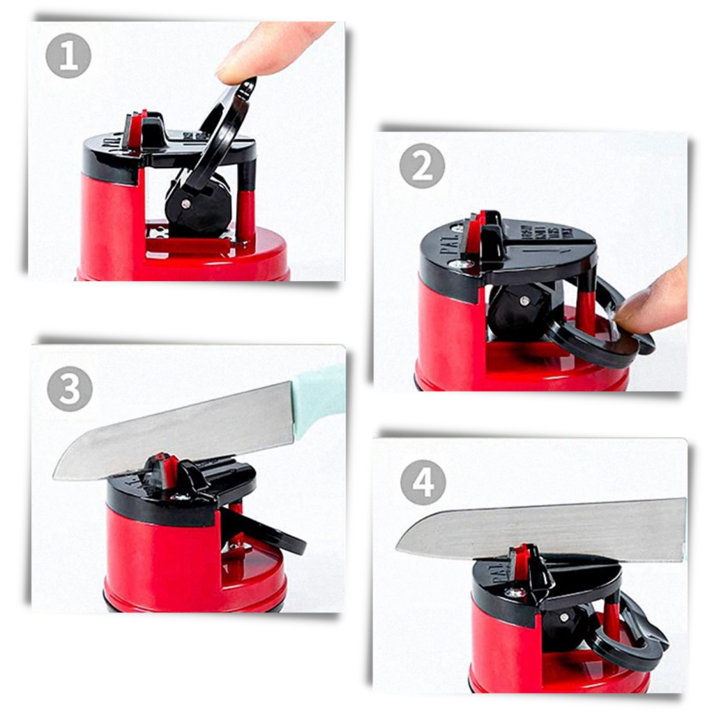 Kitchen Knife Sharpener - Easy To Use - 