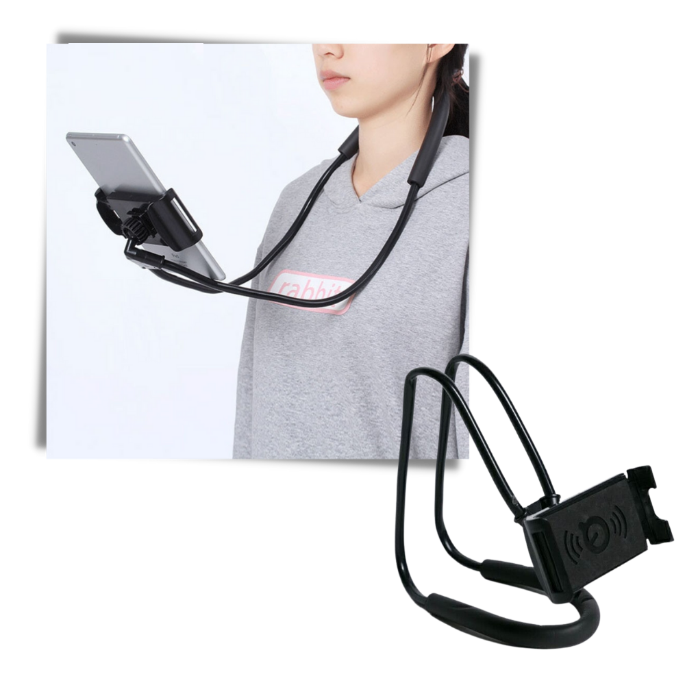 Hands-Free Phone Holder Neck Stand - Comfortable - 