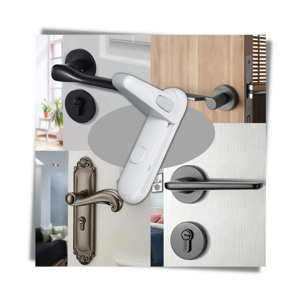 Lock for Door Handle - Wide Compatibility  -