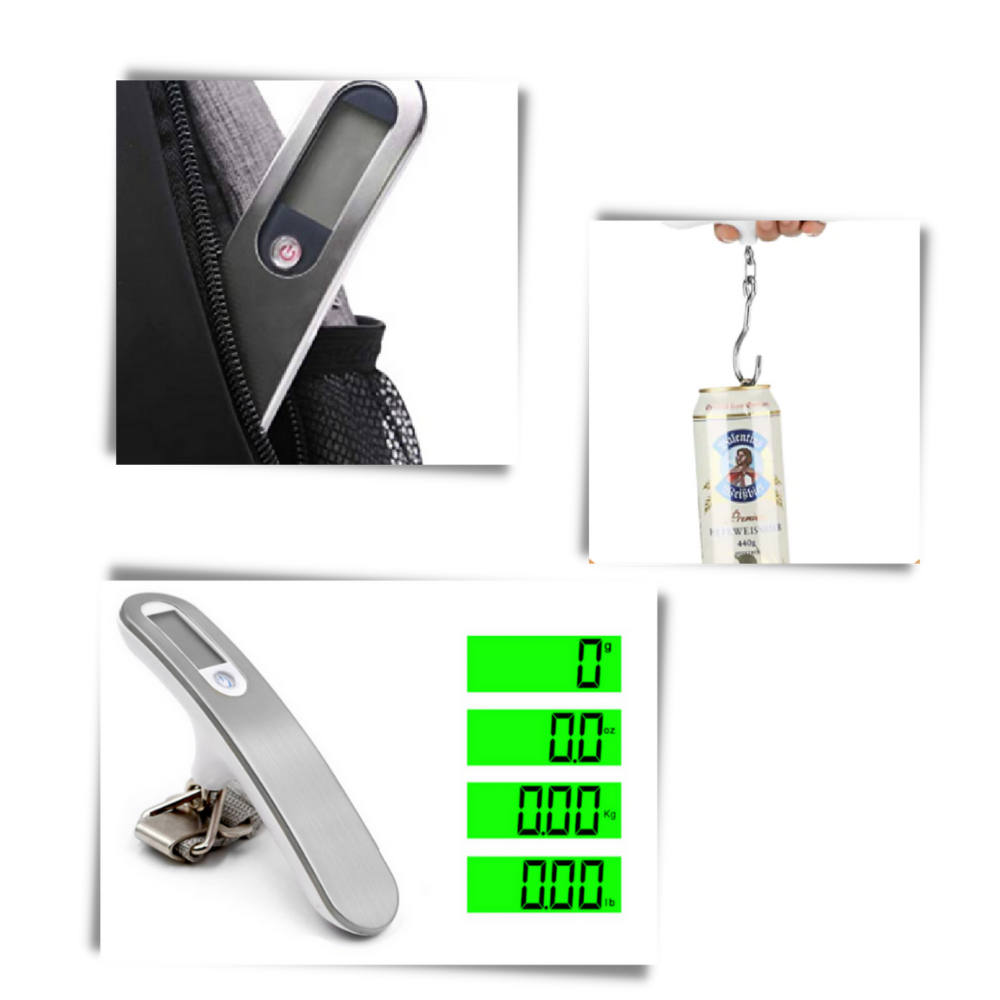 Digital Luggage Scale - Numerical Accuracy - Ozerty