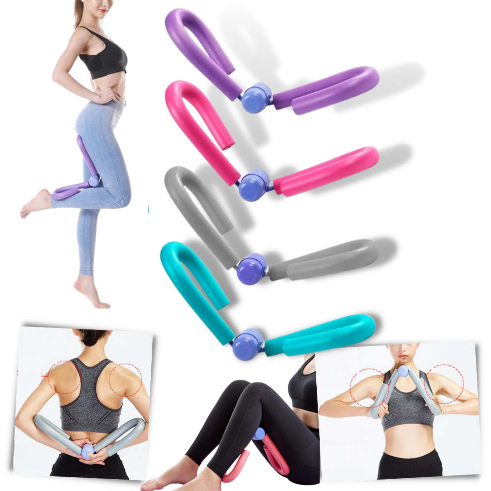 Versatile Exercise Leg Clamp - PVC Leg Thigh Exercisers - Leg Home Workout Fitness Equipment - 