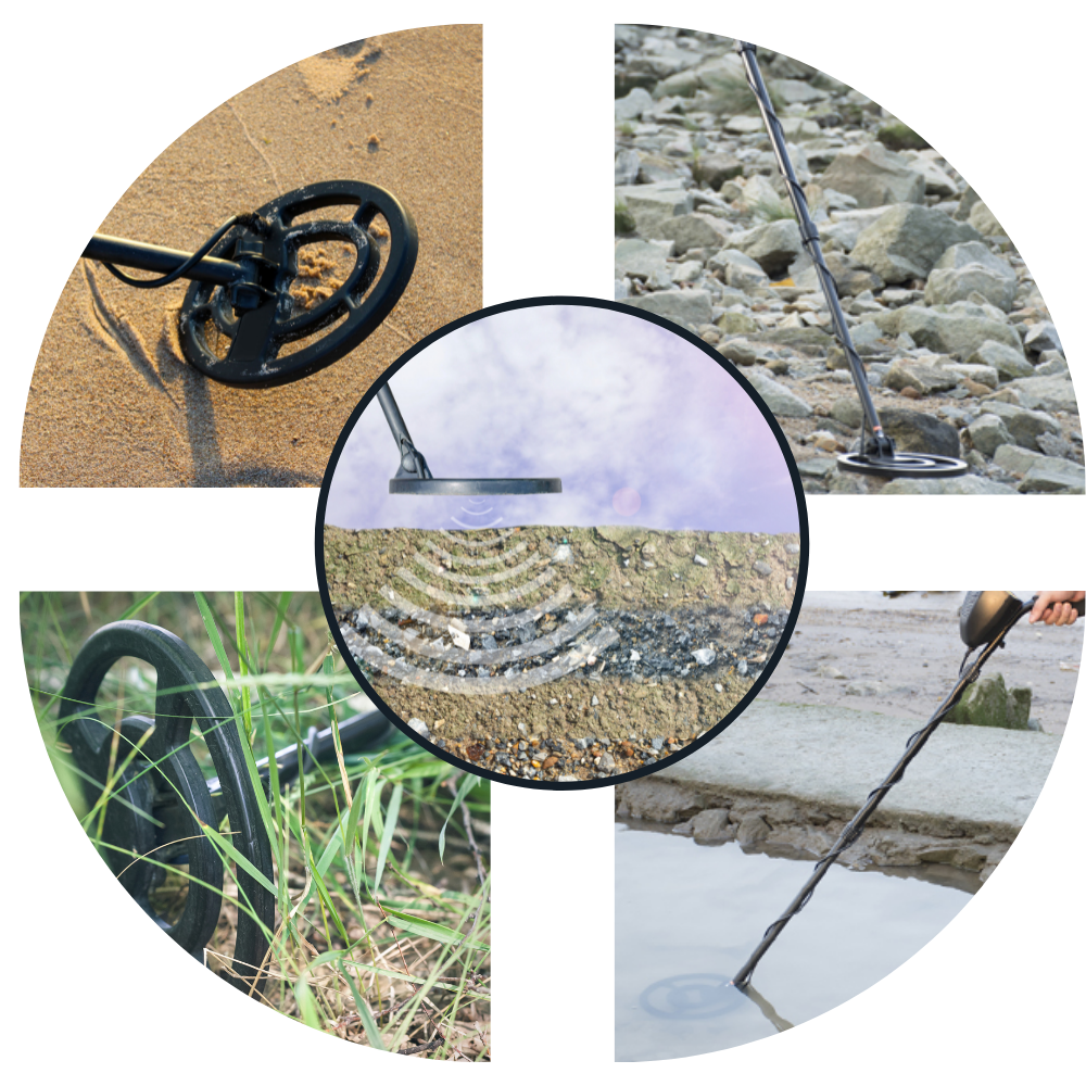 Waterproof Metal Detector - Suitable For All Types of Surfaces - Ozerty